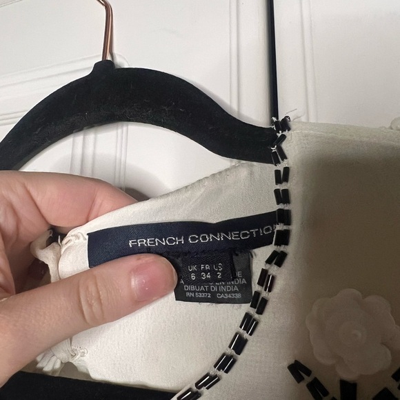 French Connection Beaded Fit and Flare Dress - Picture 6 of 12